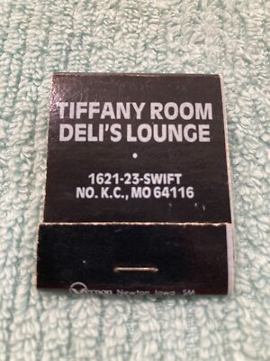 Matchbook:  Tiffany Room Deli's Lounge - N Kansas City - 20 Strike Full Unstruck