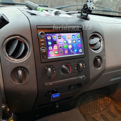 Android 12 Car Radio Player Navi GPS US For 2005-2009 Ford Mustang Apple Carplay