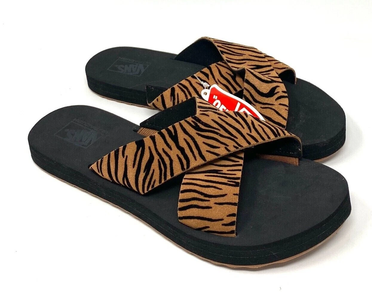 VANS Sandalo Animal Stripes Multi Nero Marrone Donna Taglia VN0A4U1ZA2X