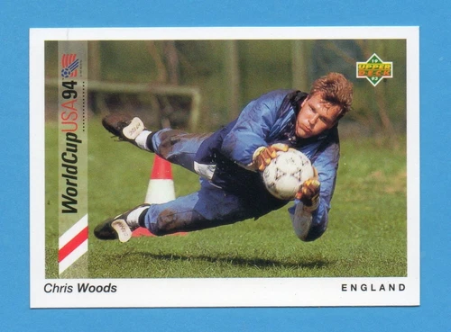 Figure/CARDS-UPPER DECK 93 -WC USA 94- No.25- WOODS - ENGLAND