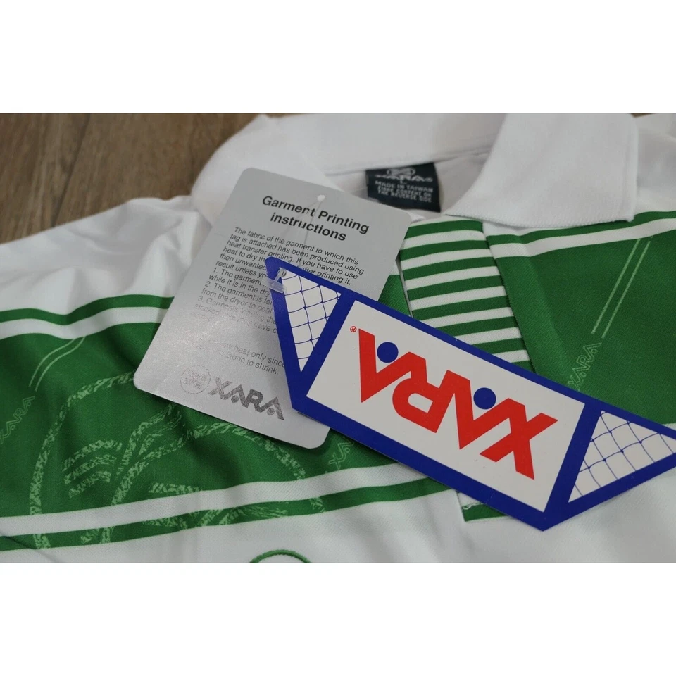 Новый с Ярлыками винтажный Xara воротник полиэстер футбол футболка Джерси мужской большой - Изображение 3 из 4