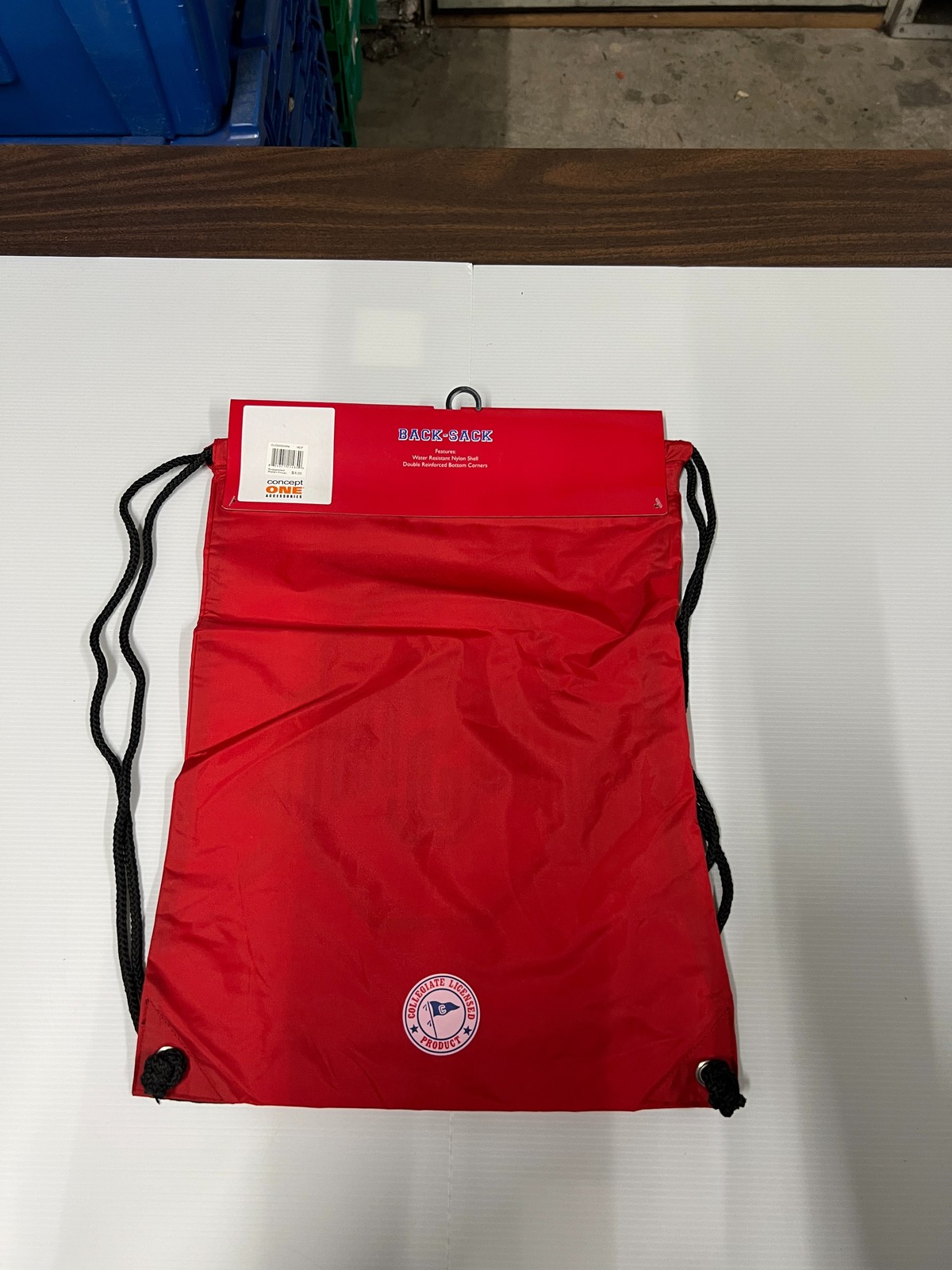 Back-Sack Ohio State Buckeyes Drawstring Backpack Bag Red Concept One Closs500Wm image 5