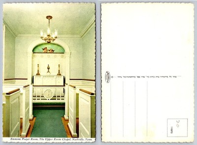 Emmons Prayer Room The Upper Room Chapel Nashville TN Plastichrome Postcard