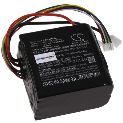 Akku kompatibel mit Roborock Typ BCR-1P6S-4000DHS 21,6V 4000mAh/86Wh Li-Ion Schw