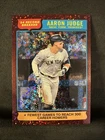2025 Topps Heritage - Record Breakers Aaron Judge #3 Chrome Burgundy Sparkle