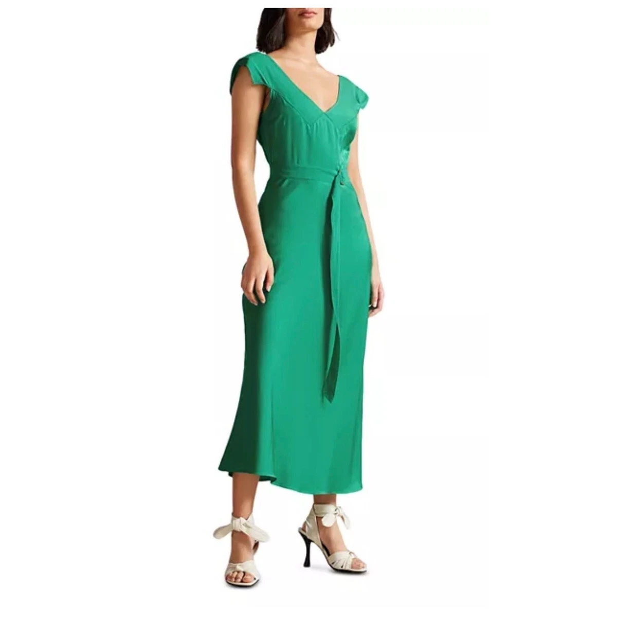 ted baker olive green dress Rent Ted Baker Green Dress UK 6