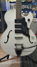 GUILD SF-1JET90/SWT Usado Cuerpo de Arce Cuello Caoba Diapasón de Palisandro Blanco