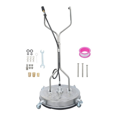 #ad Instant Attach 24 Inch Pressure Washer Surface Scrubber with Dual Grip Handles $180.97