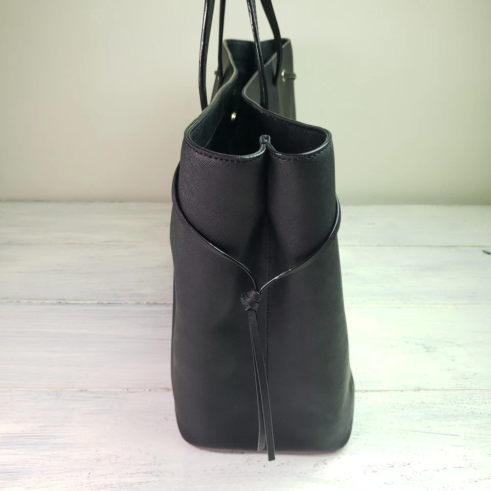 Kate Spade NY Black Ari Laurel Way Saffiano Leather Shoulder Tote Bag Large - Image 3 of 4