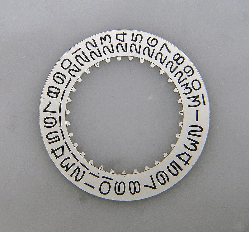 Genuine Rolex Submariner GMT Metallic Silver Date Disc Wheel 1560 1570 1575