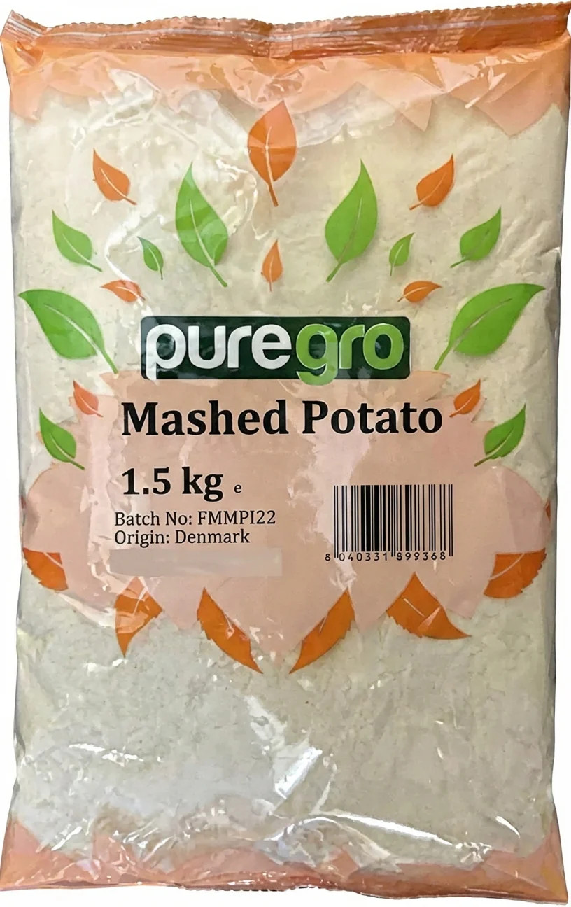 Puregro Mashed Potato 1.5kg Danish Creamy Instant Side Dish Ready Meal