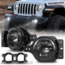 2pcsset Led Fog Lights Driving Lamp For Jeep Wrangler Jl Gladiator Jt 2018-24 2pcsset Led Fog Lights Driving Lamp For Jeep Wrangler Jl Gladiator Jt 2018-24