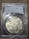 1934 D Peace Dollar Silver PCGS MS64