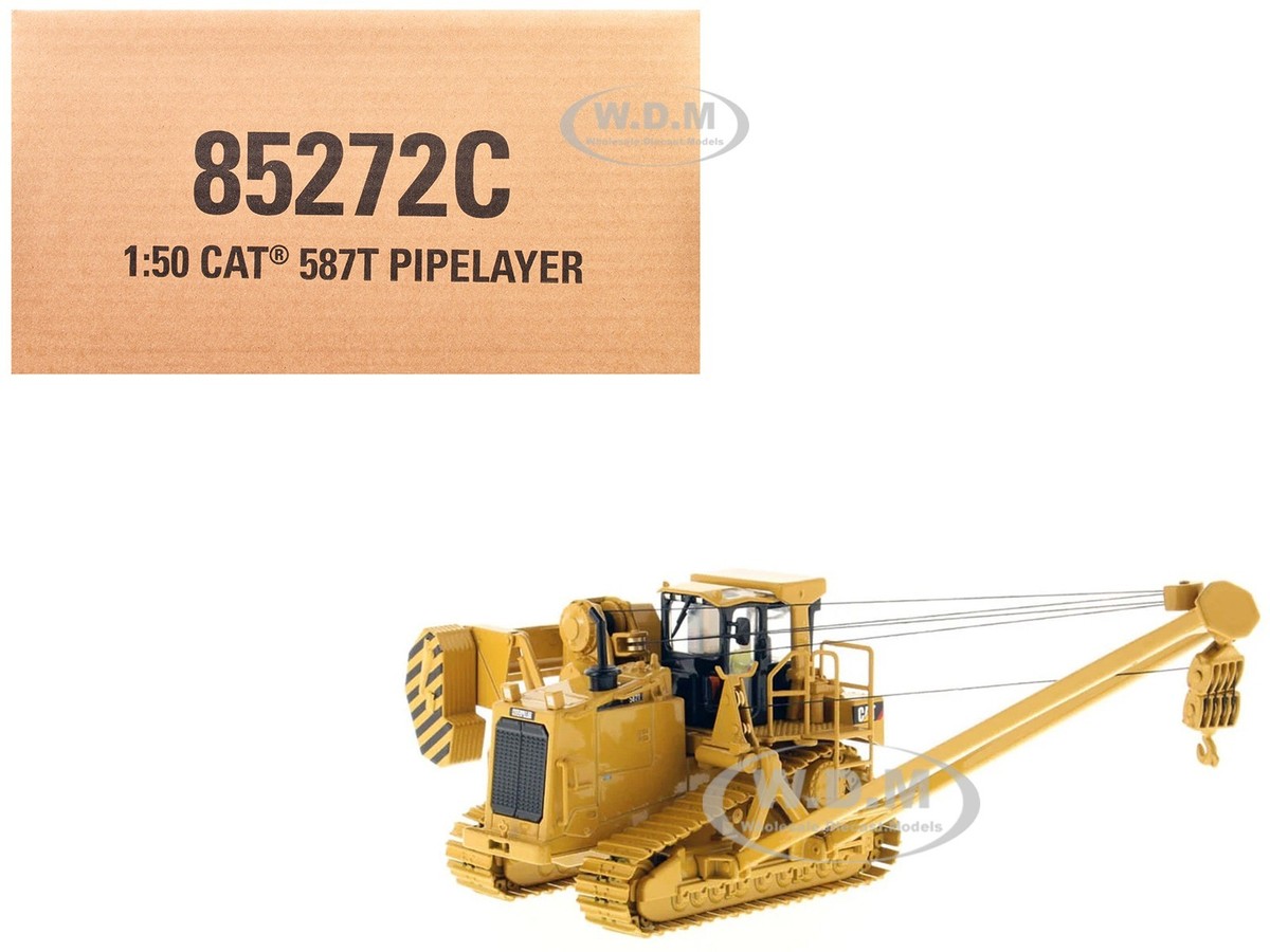 CAT CATERPILLAR 587T PIPELAYER W/OPERATOR 1/50 MODEL BY DIECAST
