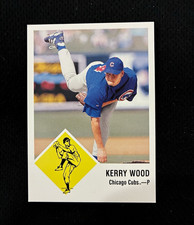 FLEER KERRY WOOD ROOKIE VINTAGE '63 INSERT 1998 FLEER TRADITION CUBS CARD. rookie card picture