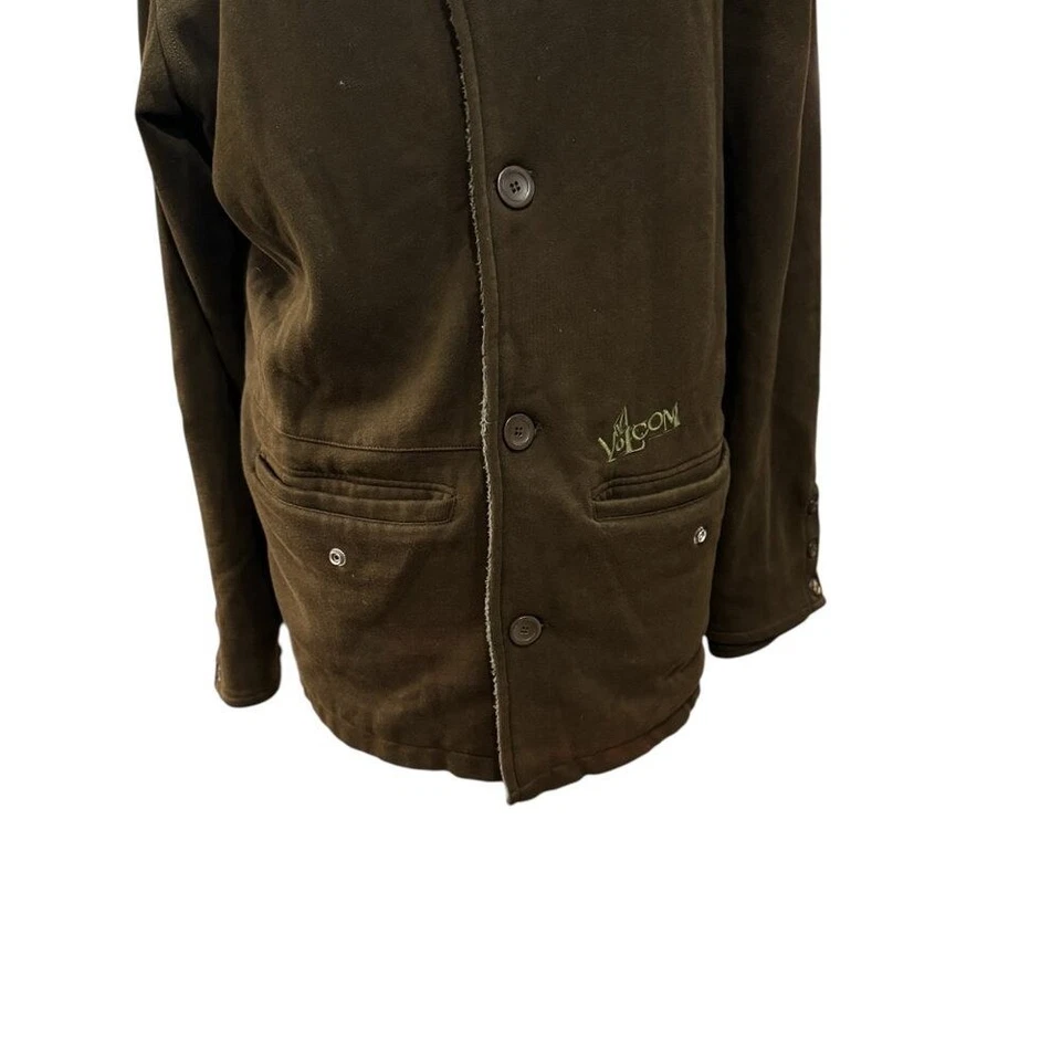 Rare Design Vintage Volcom Sherpa Collar Jacket - Y2K 2000s Era - Image 2 of 4