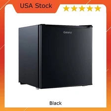 Galanz 1.7 Cu ft Single Door Mini Fridge GL17BK, Black, New