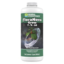 General Hydroponics Flora Nova Grow 1 Qt , 1 Gal , 2.5 Gal