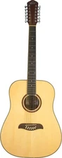 Oscar Schmidt OD312 Natural 12-String Dreadnought Guitar- Natural featuring...