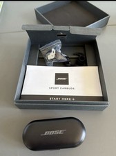 Bose Sport Earbuds True Wireless Bluetooth Triple Black w/ Case All Tips