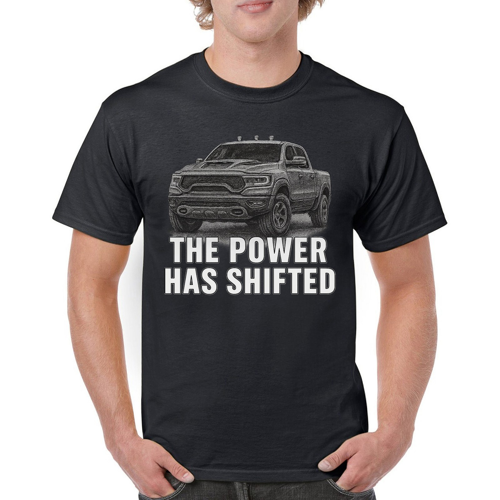 ALTRA T shirt The Power Has Shifted maglietta uomo pickup fuoristrada americano 4x4