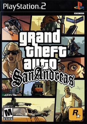 Grand Theft Auto: San Andreas ''AO'' Version - Playstation 2 Game