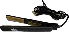 WIGO 1” TITANIUM CERAMIC PLATE FLAT IRON STRAIGHTENER HAIR STYLE TOOL 12 HEAT