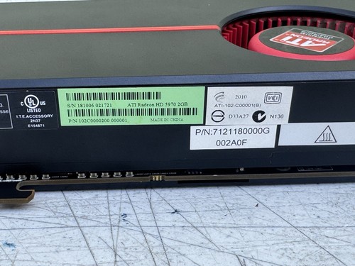 Graphics Video Card AMD ATI Radeon HD 5970 2GB GDDR5 USED GREAT SHAPE - Picture 8 of 16