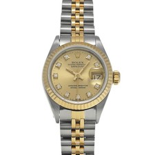 OROLOGIO ROLEX Datejust 69173G Champagne/Diamante 756361