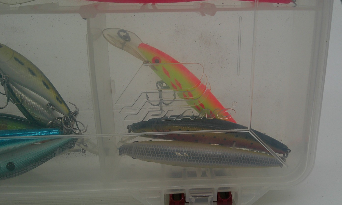 Lot of Various Crank Baits, Plugs, Hard Baits, in Plastic Plano Tackle Box - Image 2
