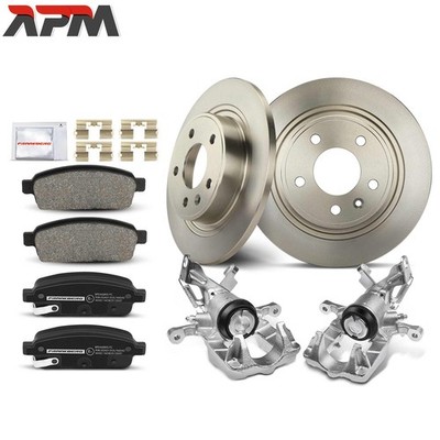 2x Bremssattel 6x Scheibenbremsensatz Hinten für Opel Astra J Caravan Zafira C
