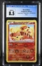 Pokémon Growlithe 2013 Legendary Treasures RC4/RC25 Radiant Coll. Holo CGC 8.5