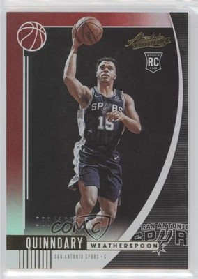 2019 Panini Absolute Memorabilia Red /199 Quinndary Weatherspoon Rookie RC 0ne7