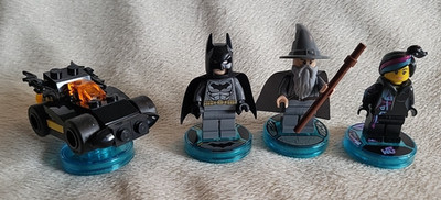 Lego  Dimensions 71171 Batman Batmobile Wyldstyle Gandalf From Starter Pack