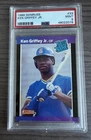 KEN GRIFFEY JR 1989 DONRUSS #33 RC RATED ROOKIE SEATTLE MARINERS PSA 9 MINT
