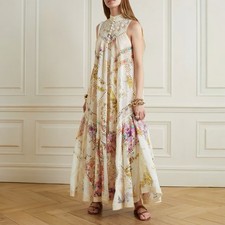 Zimmermann Jude Dress Size 3 / 14 AU / 10 US Maxi Crochet Floral Tiered Lace