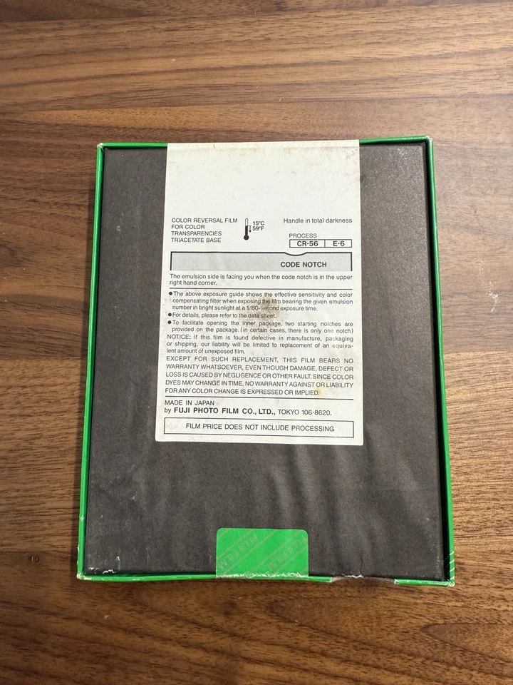 Fujifilm Velvia 4x5 10 hojas ISO50 2003 Foto 2 de 3
