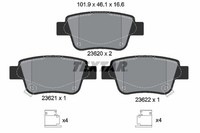 1X Textar 2362002 Bremsbelagsatz Scheibenbremse FüR Toyota