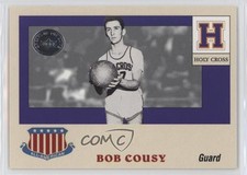 2001 Fleer Greats of the Game All-American Collection Bob Cousy #7AA HOF 7v7