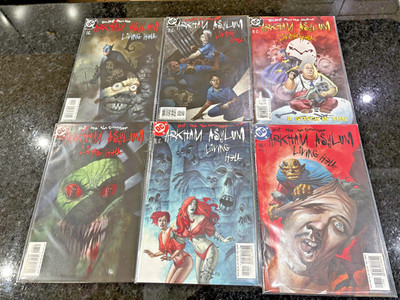 Batman Arkham ASsylum Comic ''Living Hell'' set of issues 1-6 DC