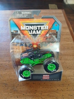  Grave Digger Monster Jam Truck Wheelie Bar Spin Master Series #37