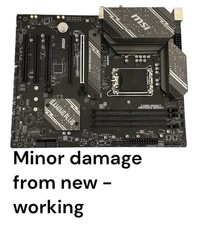 @MINOR DAMAGE/WORKING@ MSI B760 Gaming Plus WiFi DDR5 ATX Motherboard Intel