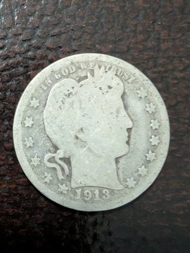 1913 Barber Quarter