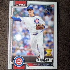 2026 Topps All-Star Game Rookie Matt Shaw Chicago Cubs Baseball 