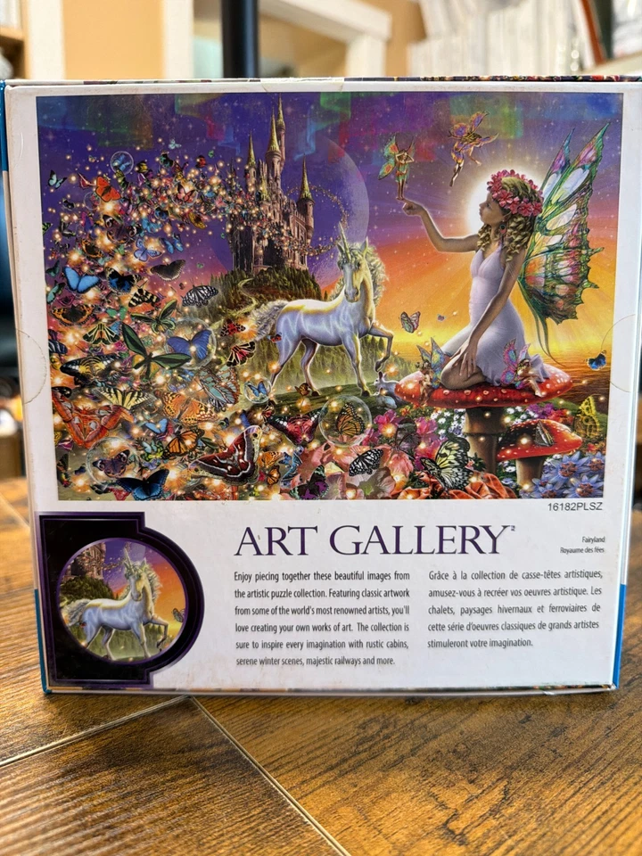 Galería de Arte 1000 Piezas Puzzle Fairyland 27" X 19" Nuevo Caja Sellada. Foto 2 de 3
