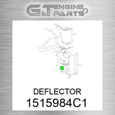 1515984C1 DEFLECTOR fits INTERNATIONAL TRUCK (Surplus Open Box)