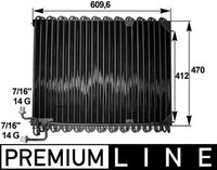 Kondensator Klimaanlage Premium Line Mahle Ac 285 000P FüR Mercedes Sk Mk Axor