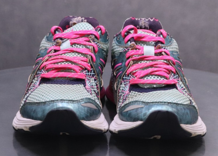 Asics Gel-Preleus Women's Running Shoes Size 6 Aqua Green Pink thumbnail 3