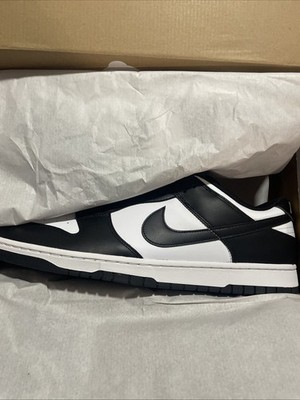 Nike Dunk Low 'Panda' Sneakers Black/White, Size 15, DD1391-100