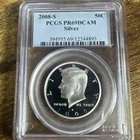 2008 S 50C Silver Kennedy Half Dollar PCGS PR69DCAM